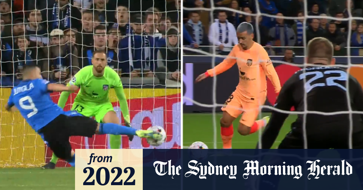 Video Champions League highlights Club Brugge vs Atletico Madrid